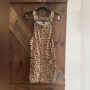 4/$12 Derek Heart Tan Leopard Print Skirt